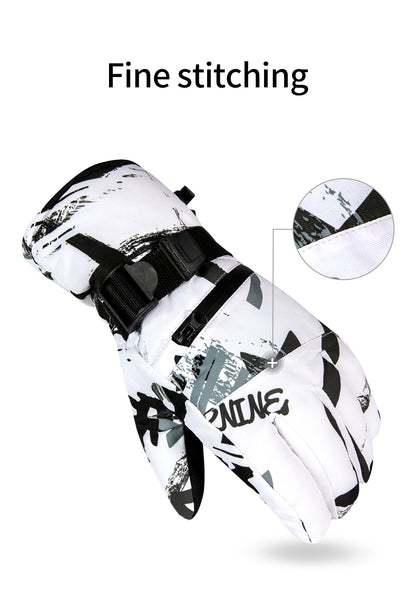 3-Finger Winter Ski Gloves