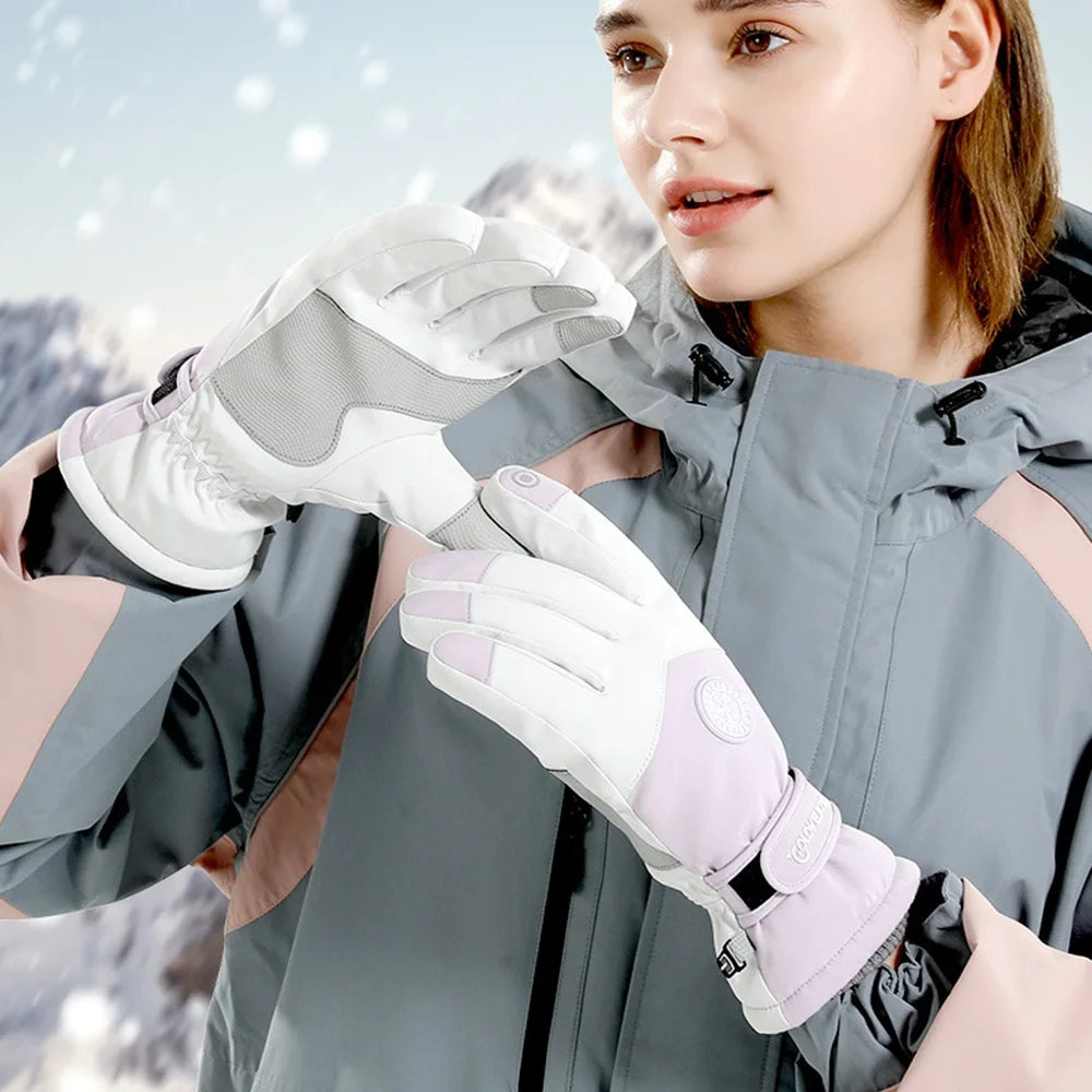 Waterproof Ski Gloves Women
