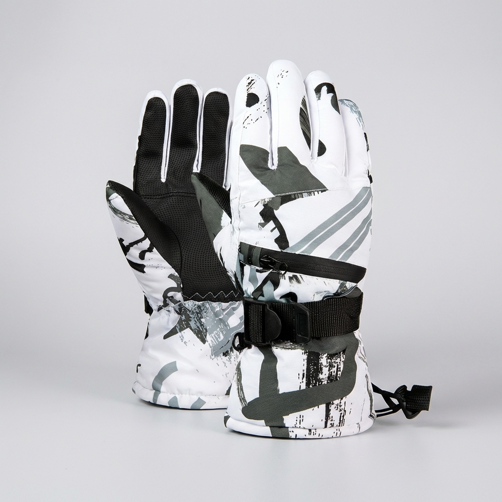 3-Finger Winter Ski Gloves